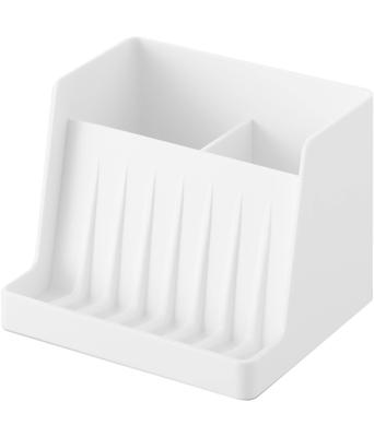 Yamazaki Turm Magnetische Seifenschale mit 11cm B x T x Schwebende Seife 10316 Aufbewahrung, Weiß, 9.8cm 8.6cm H, Aufbewahrung, Halter,