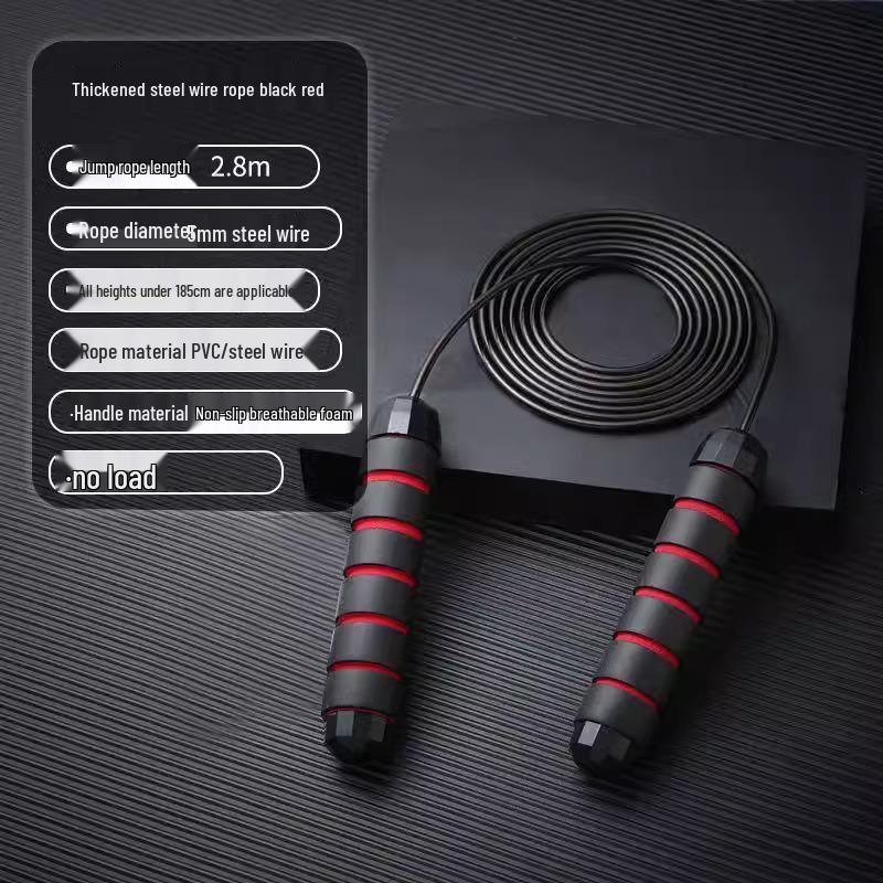 

Утяжеленная стальная скакалка для фитнеса, студентов, похудения, тренировки скорости и взрослых соревнований