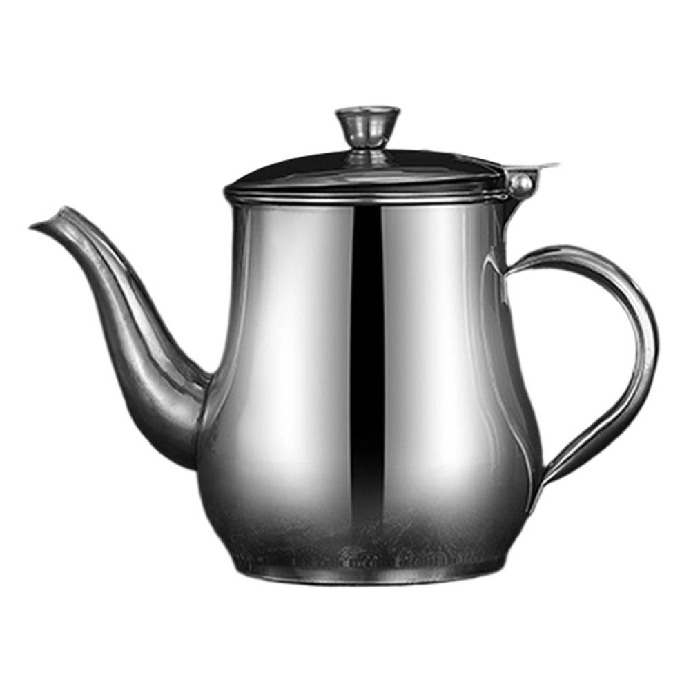 Extra Thick Stainless Steel Oil Filter Pot with Lid and Built-In Filter Suitable for Home Cooking Oil Storage and Filtration
