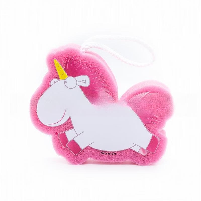 Ally Cartoon Exfoliating Bath Sponge with Lanyard