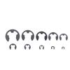 120PCS Black Stainless Steel Retaining Circlip Set Snap Ring E-Clip Washer Assortment For Shaft Fastener M1.5-M10