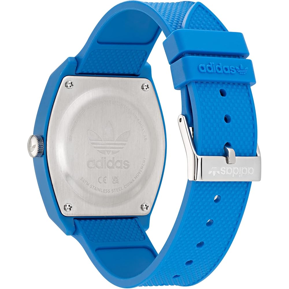 adidas Originals Watch AOST22033 Unisex Street Watch, Quartz Movement, 5 ATM Water Resistance, Plastic, Blue Dial [Parallel Import]
