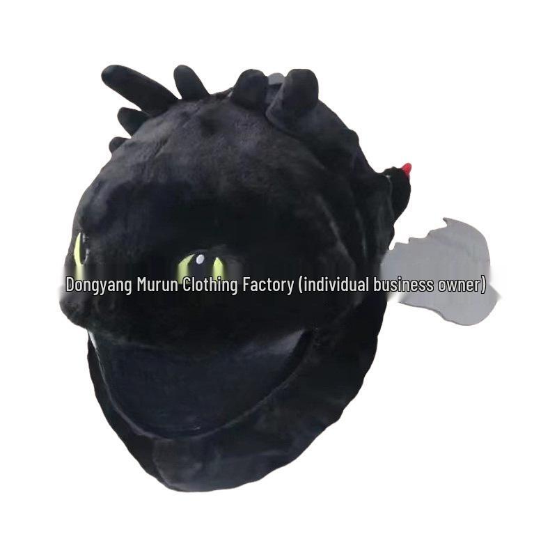 Motorcycle Helmet Decoration: Cartoon Rabbit, Toothless, Pumpkin Head Covers