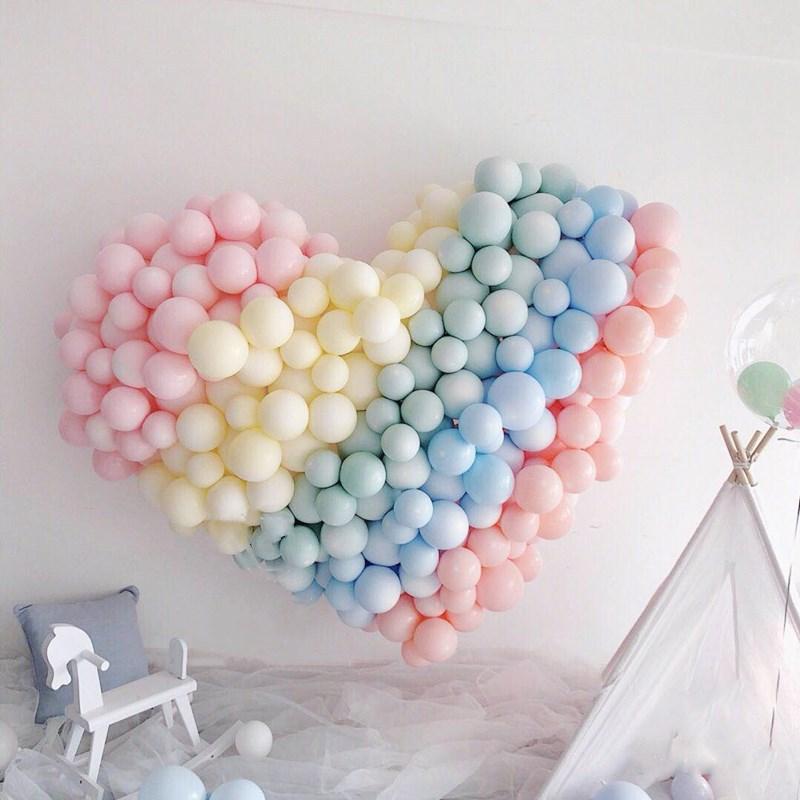 10 Inch (100pcs/bag) Macaron Balloons Wedding Birthday Backdrop Latex Balloon Decoration