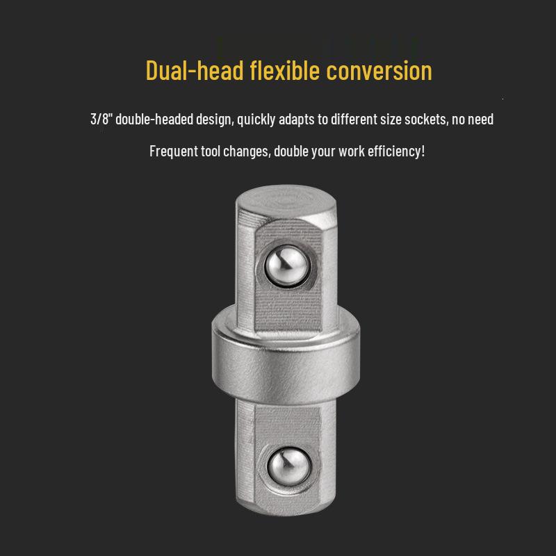 Adaptor Priză cu Cap Dublu 3/8" - Convertor Pătrat Multi-Scop