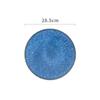 Nordic Blue Ceramic Dinner Plate Restaurant Pasta Steak Plates Home Fruit Salad Bowl Cake Dessert Kitchen Utensils