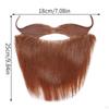 Facial Hair Funny Costume Fake Mustache for Halloween Festival Props Holiday Men