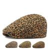 New Leopard Flower Cotton Caps For Men Hats Winter Berets British Western Style Beret Summer Hat For Women Vintage Painter'S Hat