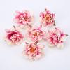 5Pcs Artificial Flowers 7.5cm Fake Flowers Heads for Home Room Dceor Garden Wedding Marriage Decoration Garland Gifts Accessory