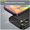 Für iPhone 17 Hülle Kohlefaser-Textur Gebürstete Schutzhülle