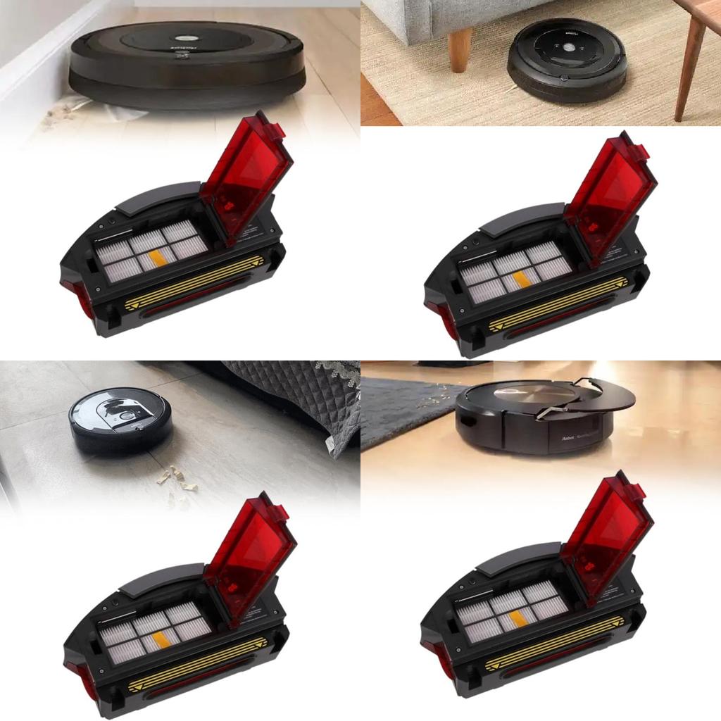 Caja Recolectora de Polvo Contenedor de Polvo Compatible para iRobot Series 800 900 Para Recolección Eficiente de Polvo