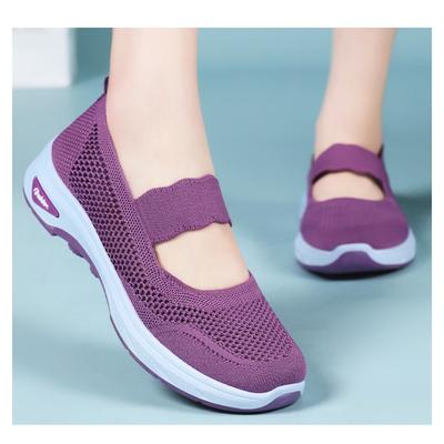 Scarpe di stoffa, Scarpe estive da donna nuove in rete traspirante cava, Scarpe pigre da infilare, Scarpe casual comode con suola morbida