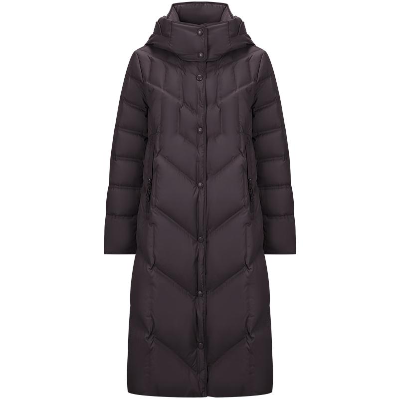 

JIUZI ANNACA Women s Long Goose Down Jacket L