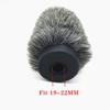 Хутряний вітрозахист "Мертвий кіт" для конденсаторного мікрофона Sony ECM XM1, Хутряна накладка на вітрозахист, Захист від вітру для мікрофона, Для вуличних інтерв'ю