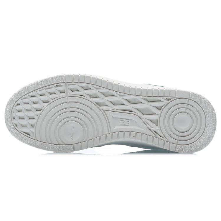 Li Ning Tianji Collection Slip Resistant, Abrasion Resistant, Lightweight Low top Skateboard Shoes Women's White Green AGCP362-15