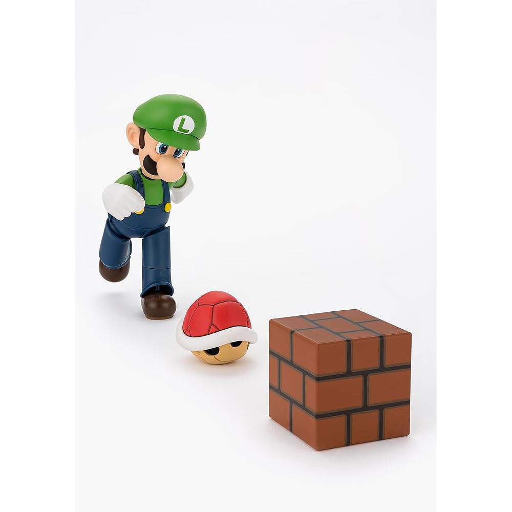 TAMASHII NATIONS S.H. Figuarts Super Mario Luigi (SUPER MARIO) approx. 110mm ABS & PVC painted ac...