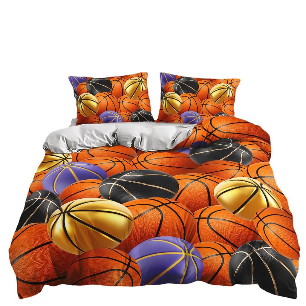 Three-Piece World Cup Football Quilt Cover Decorative Bedding Digital Printing Kit