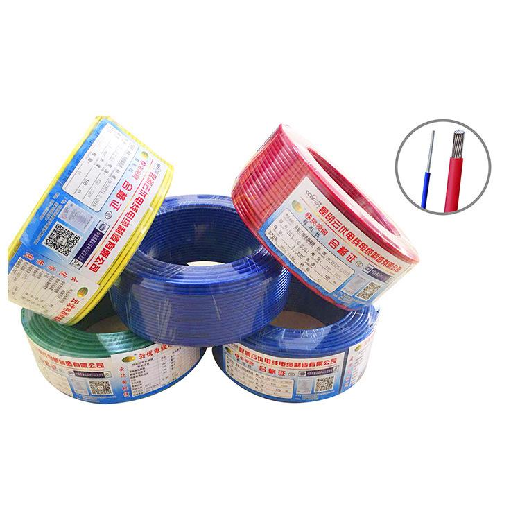 6-Square BVR Cable: Stranded Soft Copper Wire with Dual Silicone Insulation for Home Power