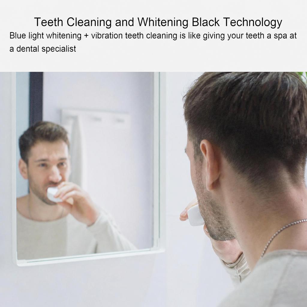 Automatic ultrasonic electric toothbrush, adult dental scrubber, silicone super soft bristles, automatic operation