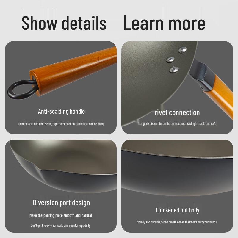 Master Yoshida Non-stick Thickened Wok