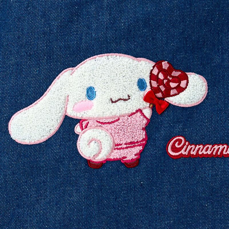 Sanrio Sagara Embroidered Denim Tote Bag Cinnamoroll Japan NEW Sanrio Characters