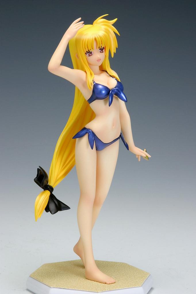 Magical Girl Lyrical Nanoha StrikerS Fate Harlaown scale PVC painted finished T. (1/10 product)