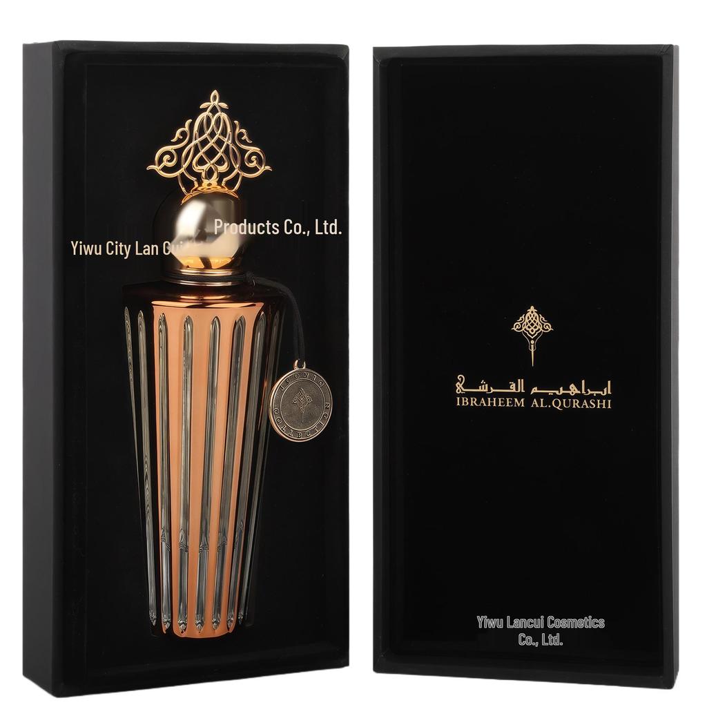 100ml Long-Lasting Middle Eastern Fragrance - Golden MZ-222A Arabic Perfume