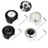 Universelle 7/8 "Motorraduhr, staubdichte Quarzuhr, wasserdicht, für die Lenkermontage, Motorrad-Fahrplanuhr mit Schraubenschlüssel