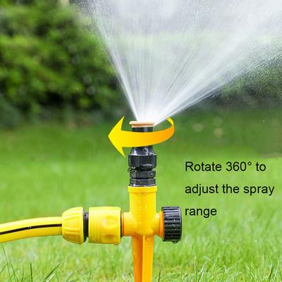 1Pcs 360degree Rotation Auto Irrigation System Garden Lawn  Adjustable Sprinkler