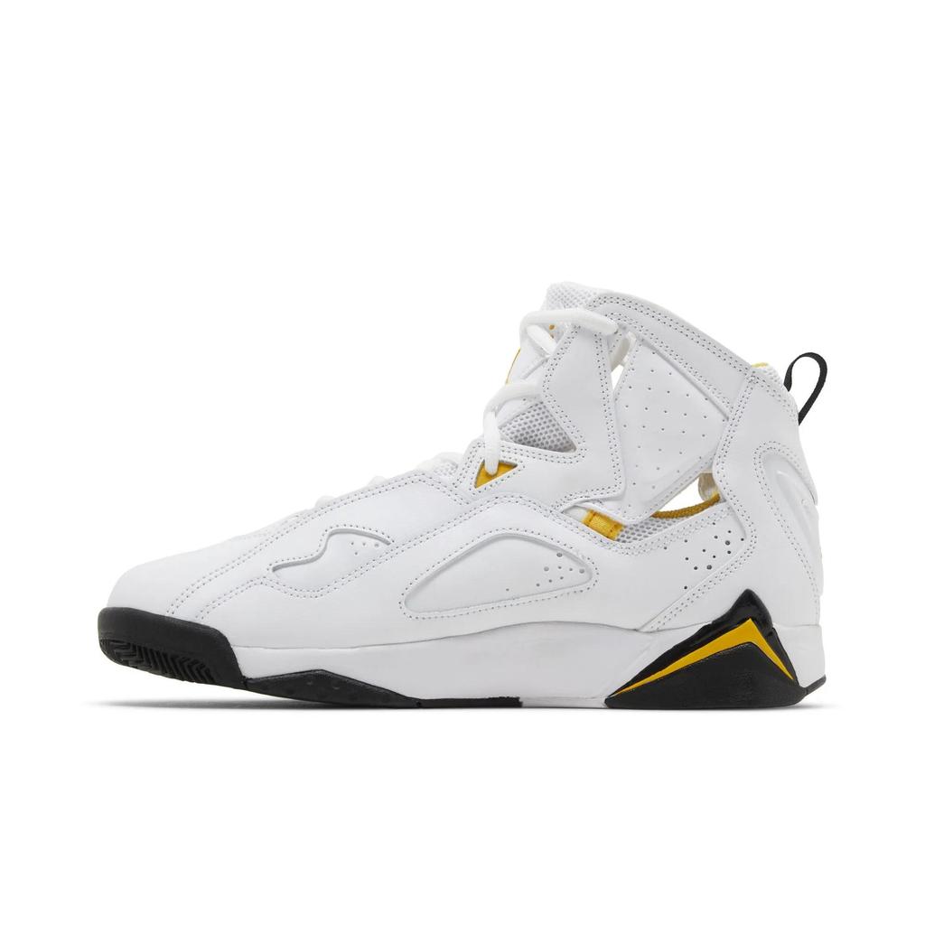 Air Jordan True Flight 'White Yellow Ochre' (Unisex) White / Black / Yellow Ochre Vintage Basketball Shoes 342964 107