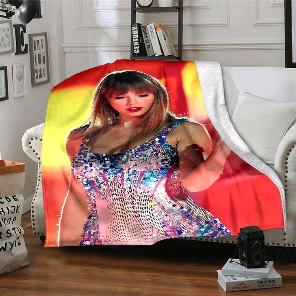 1pc Taylor Swift1 Blanket, Gift, for Men and Women, Soft Blanket, Good for Sofa Bed Couch Travel, Lightweight Flannel Blanket