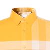 Burberry SS23 Men's Check Button-Up Cotton Long-Sleeve Shirt Marigold 80659741