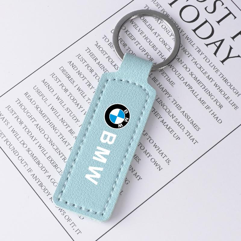 Leather Car Styling Keychain Anto-loss Key Ring Pendant For BMW 1 3 5 7 Series X1 X3 X4 X5 F10 F15 F16 F20 F30 F18 F25 M3 M4 E34 cysh69