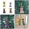 Sparkling Glass Discos Bauble Christmas Tree Hangings Charm Ornament Easy to Hanging Festival Home Decoration Supplies