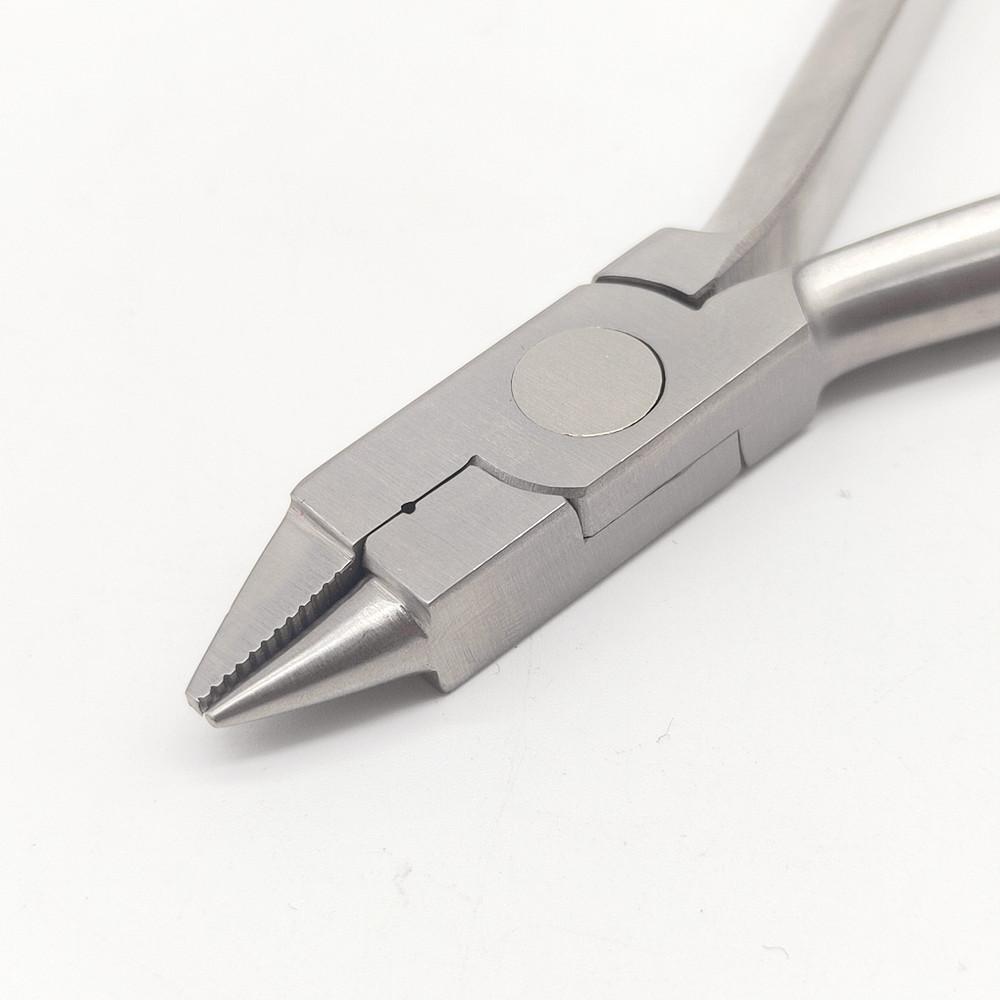 Dental Ultility Bird Beak Plier Heavy and Serrated Jaw Instrument Wire Bending for Max 0.9mm Wire Dental Laboratory Instrument Dentist Tools