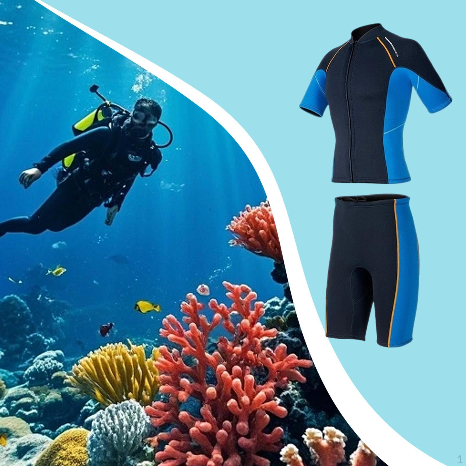 

Мужской короткий гидрокостюм Сохраняющий тепло Гидрокостюм для водных видов спорта Серфинг Сноркелинг