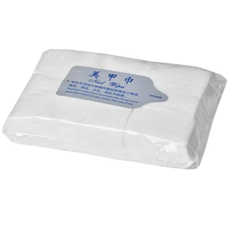 900Pcs/Bag White Lint Free Nail Polish Remover Cotton Pads Nail Art Soft Wipes Cleaner Nail Art Accessories Manicure Tool