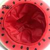 Creative Watermelon Print Cap Party Hat, Wide Brim Sun Visor for Costume Parties, Playful Summer Beach Hat Lightweight Elastic Unisex Headwear