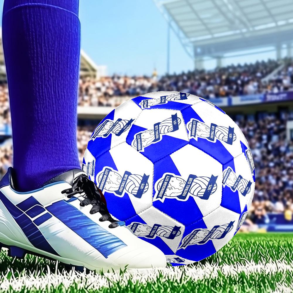 Crystal Fc Crest Printed Size 5 Soccer Balls, Anti-Slip, Protective Football, Outdoor Sport, a Unique Gift Suitable for him/her, Birthday