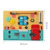Children Unlock Busy Board Toys Montessori Teaching Life Skills Training DIY Activity Board Education Learning Toy For Preschool