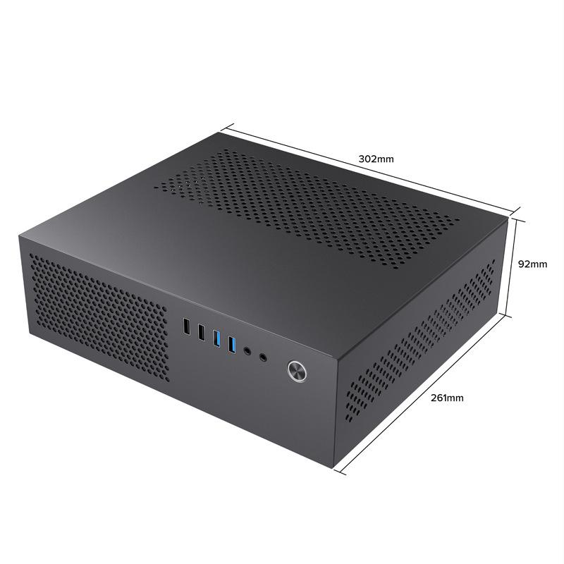 SKTC A10 Mini Horizontal/Vertical MATX 24x24 Motherboard 1U PSU 7.3L HTPC Computer Case