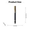 Metal Ballpoint Pens 0.5mm Fine Point Black Ink Pens with Comfort Grip for Home School Office Supplies Prize Gift