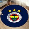 Fenerbahce Sports Club,FCSB Round Area Rug,Carpet Rug for Living Room Bedroom Sofa Playroom Decor,Non-slip Floor Mat