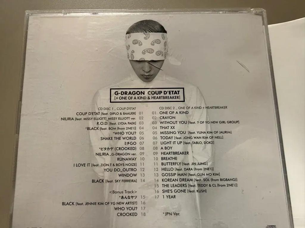 G-DRAGON Japanese Album Used