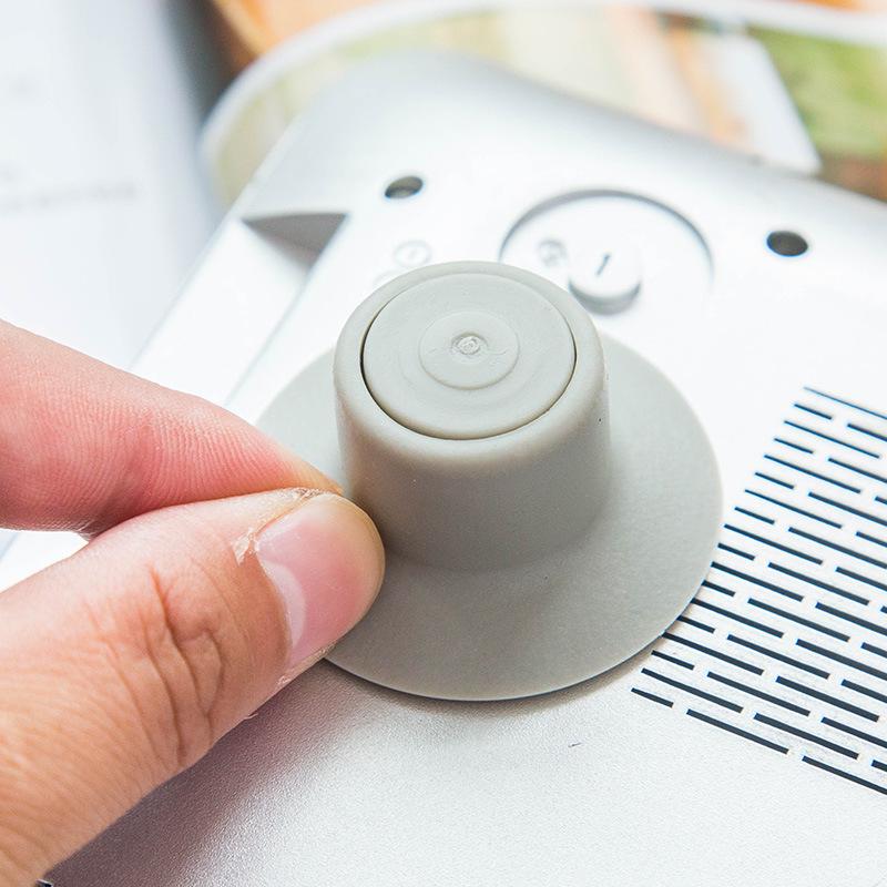 4-Pack Laptop Cooling Riser Pads with Suction Cups for Heat Dissipation