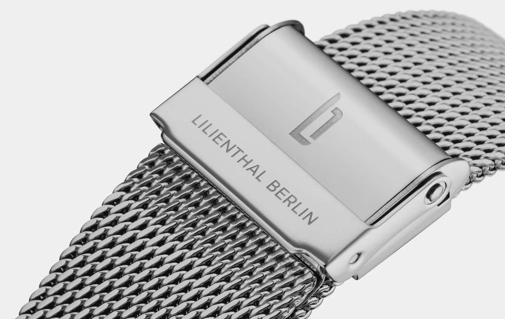 Lilianthal Berlin Zegarek The Coffee Made in Silver, Niemcy, CW02-02-B023A, Męski