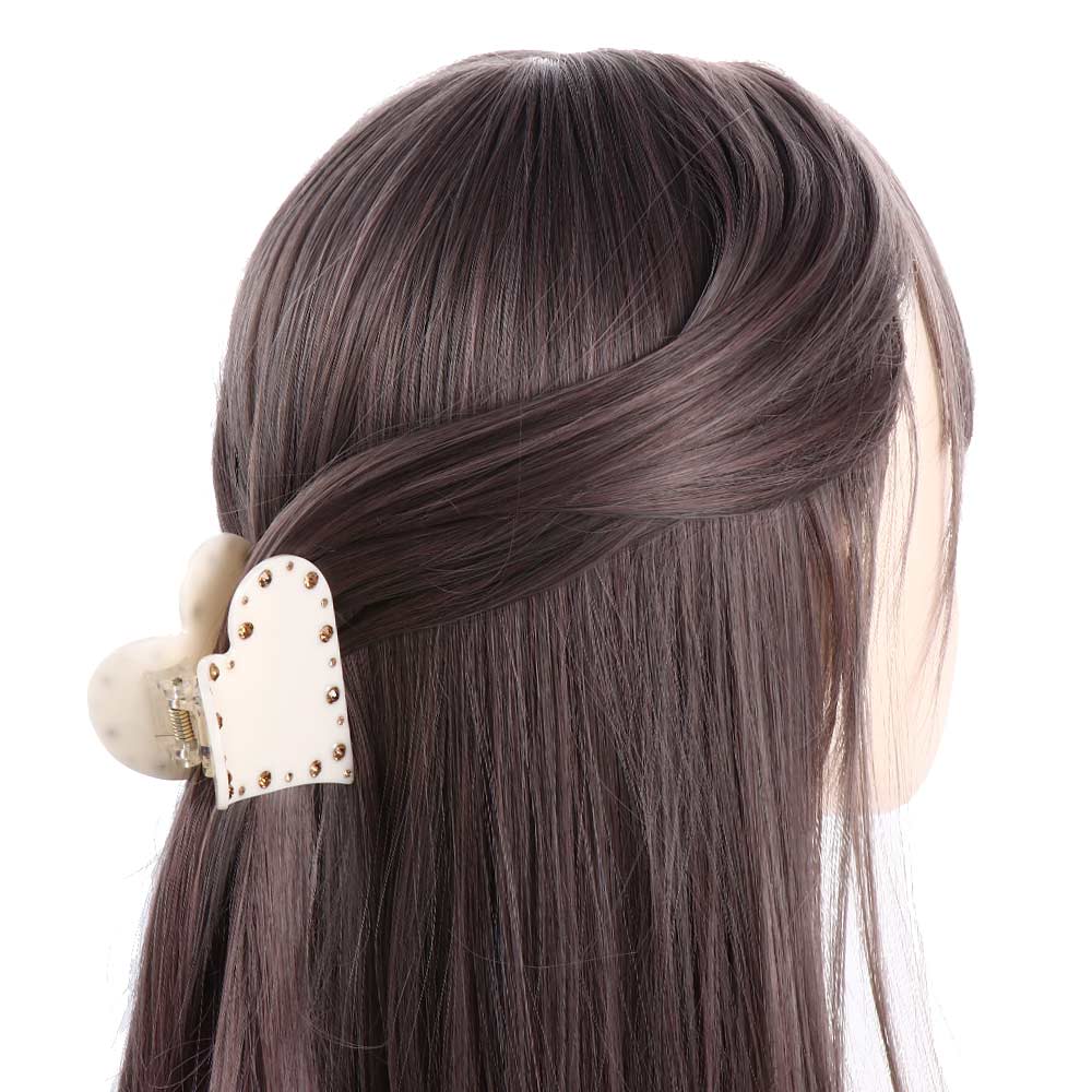 Shape Heart Female Hair Accessories Love Hair Claw Korean Style Grab Clip  Hair Clip