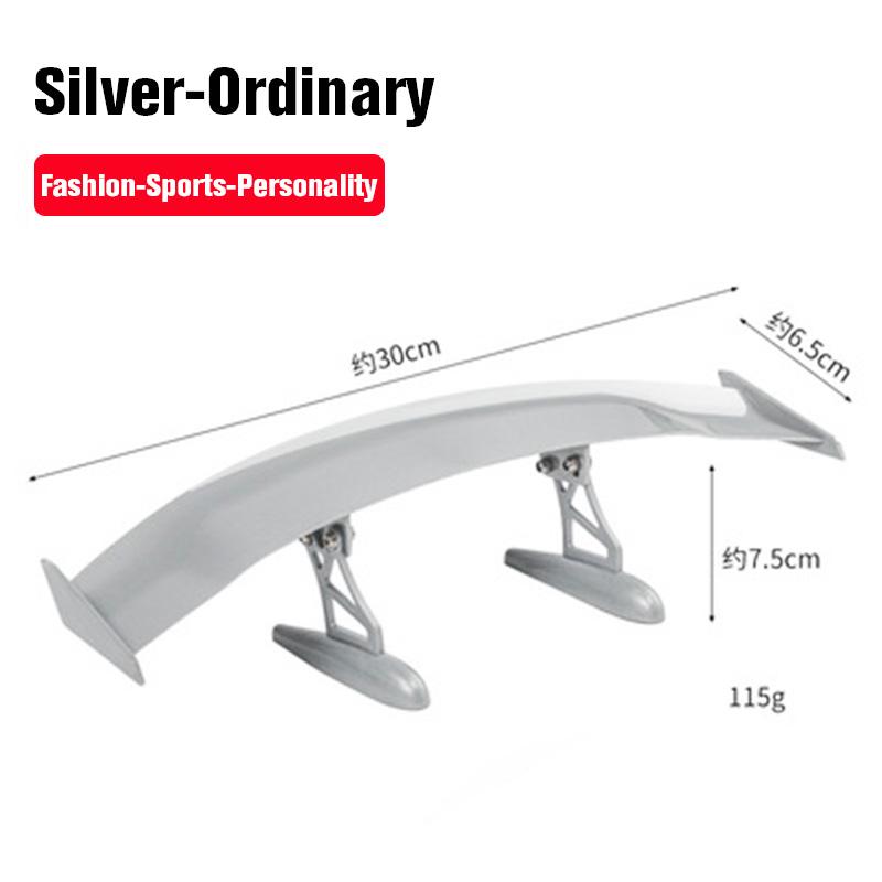 Mote Universal bil Modifisert bakvinge karbonfiberlakkert bil bakspoiler Liten bil bagasjerom utvendig vingedeler Bil