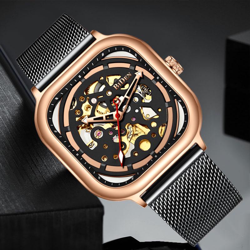 ultra thin skeleton watch