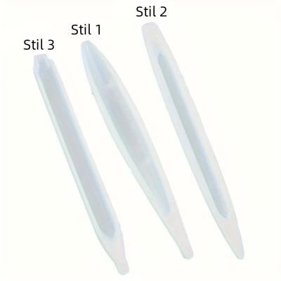 1pc Silicone Molds for Epoxy Resin, Irregular Crystal Drop Shape, Creative Pen Design, DIY Craft Mold, Flexible Material